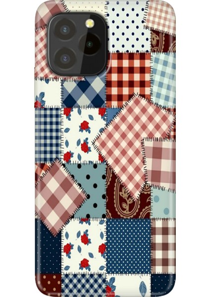 Oukitel C21 Pro / Plus Uyumlu Kılıf Desenli Silikon Renkli Tpu Uv Yama