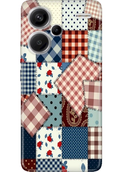 Xiaomi Redmi Note 13 Pro Plus 5g Kılıf Tasarım Outlet Silikon Yama