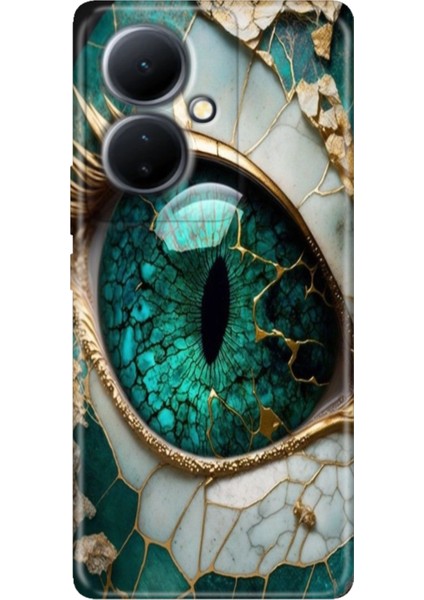 Vivo V29 Lite 5g Kılıf Desenli Silikon Kampanyalı Kapak Tanrıça Gözü