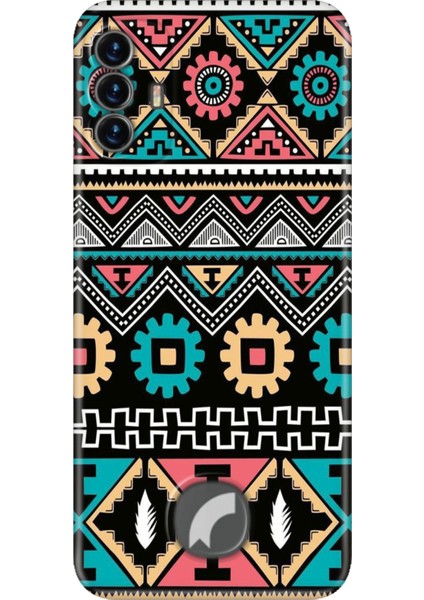 Reeder S19 Max Pro S Kılıf Silikon Tema Baskı Uv Etnik