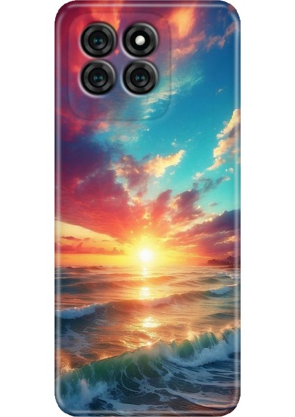 Reeder S71 Kılıf Resimli Arka Kapak Silikon Kapak Okyanus