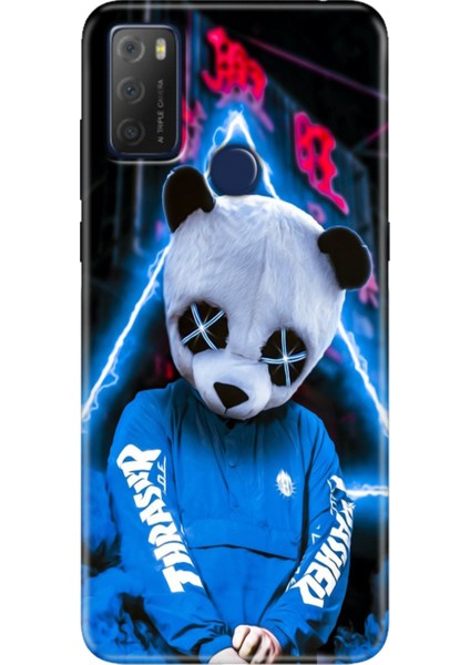 Tcl 20E Kılıf Desenli Silikon Kampanyalı Kapak Cool Panda
