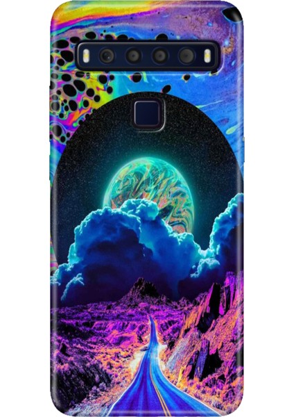 Tcl 10L Kılıf Baskılı 6.53" Silikon Renkli Resimli Arka Kapak Dream Road