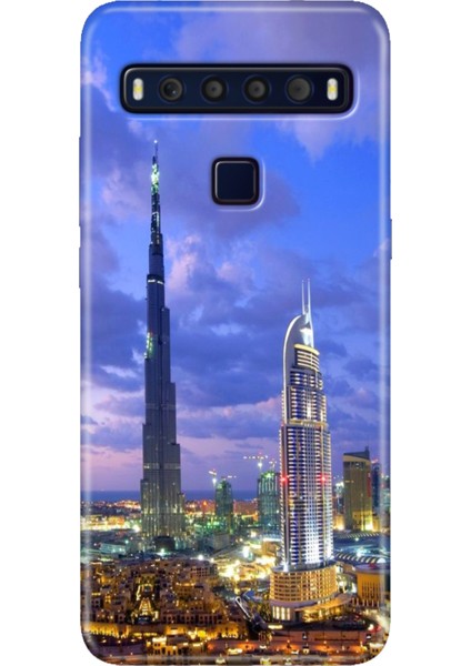 Tcl 10L Kılıf Baskılı 6.53" Silikon Renkli Resimli Arka Kapak Dubai