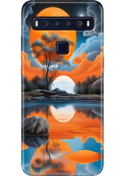 Tcl 10L Kılıf Baskılı 6.53" Silikon Renkli Resimli Arka Kapak Afrika