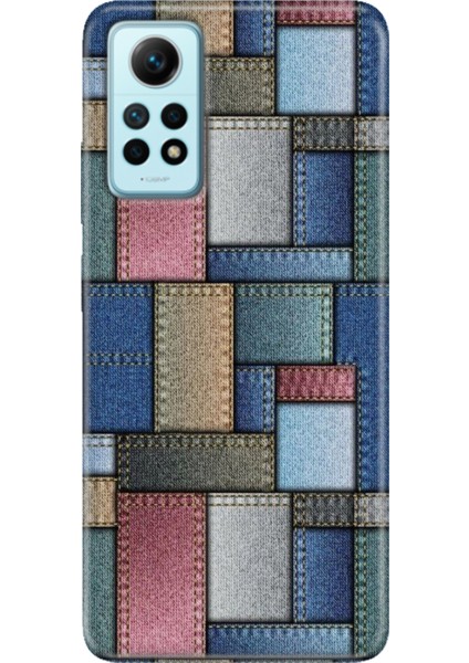 Xiaomi Redmi Note 12 Pro 4g Kılıf Desenli Outlet Silikon Jean Pattern