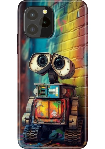 Oukitel C21 Pro / Plus Uyumlu Kılıf Desenli Silikon Renkli Tpu Uv Robotic