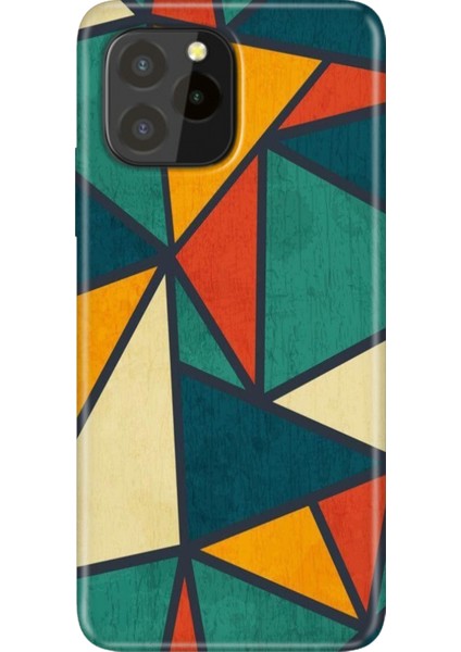 Oukitel C21 Pro / Plus Uyumlu Kılıf Desenli Silikon Renkli Tpu Uv Wall
