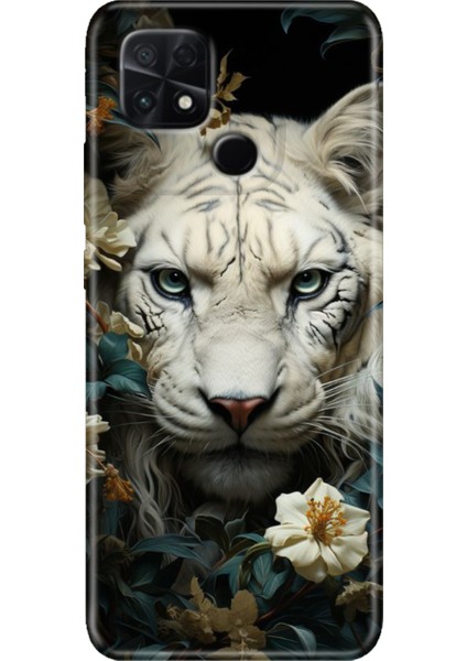 Poco C40 Kılıf Renkli Temalı Silikon Aslan