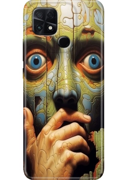 Poco C40 Kılıf Renkli Temalı Silikon Iluzyon