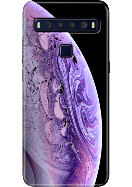 Tcl 10L Kılıf Baskılı 6.53" Silikon Renkli Resimli Arka Kapak World