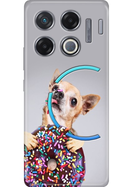 Infinix Gt 20 Pro Kılıf Renkli Esnek Silikon Donut Dog