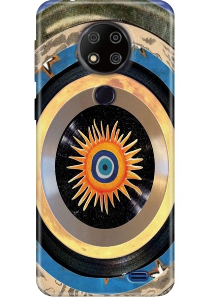 Reeder P13 Blue Max 2020 Kılıf Desenli Kapak Silikon Cover Nazar