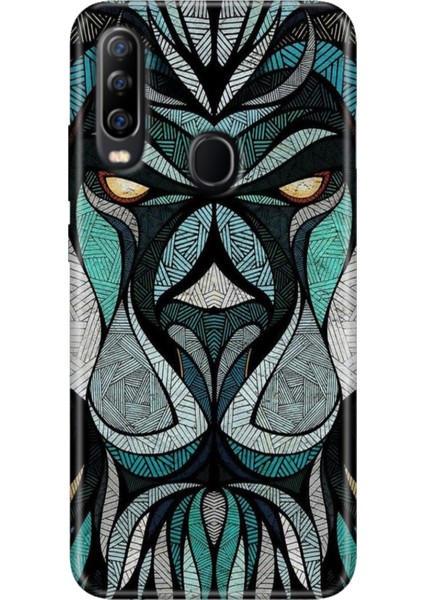 General Mobile Gm 20 Pro Kılıf Baskılı Silikon Case Uv Lion Mandala
