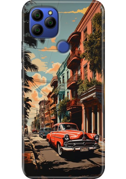 General Mobile Gm 21 G310 Kılıf Baskılı Silikon Case Küba