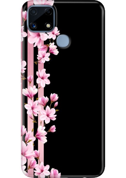 Realme C25 Kılıf Desenli Silikon Renkli Phone Case Natural