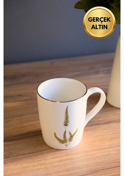 Porselen Natura Marinum Kulplu Mug Kupa 9cm 220ML Tekli indirimleri