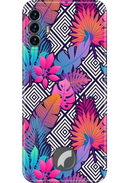 Reeder S19 Max Pro S Kılıf Desenli Tpu Lüks Baskılı Silikon Kapak Botanik