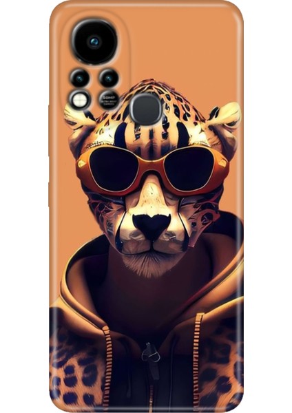 Infinix Hot 11S Uyumlu Kılıf Renkli Tpu Silikon Tiger