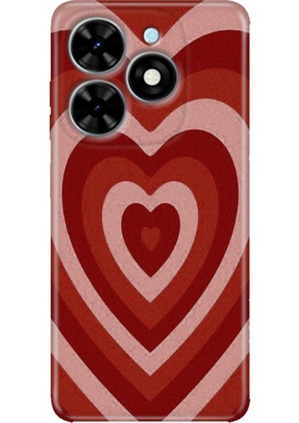 Tecno Spark Go 2024 Kılıf Baskılı Esnek Silikon Kapak Mat Kalp