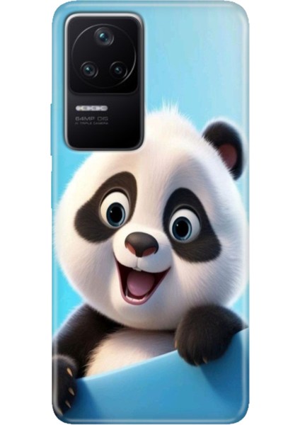 Xiaomi Poco F4 Kılıf Desenli Kapak Renkli Ermer Panda