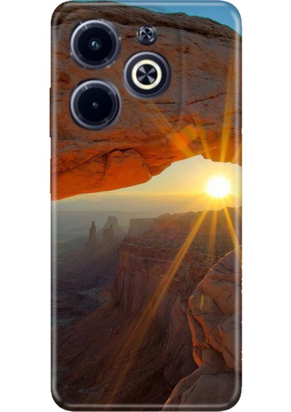 Infinix Hot 40 Pro Kılıf Temalı Baskılı Desenli Resimli Silikon Sun