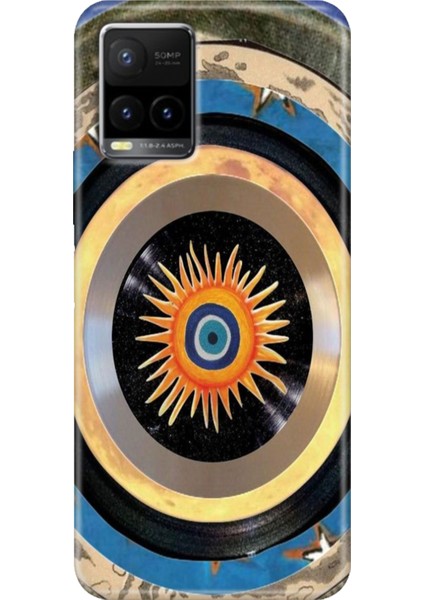 Vivo Y21S Y33S Y32 Kılıf Desenli Silikon Esnek Kapak Nazar