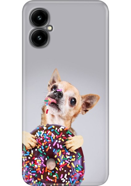 Omix X3 Kılıf Renkli Temalı Silikon Donut Dog