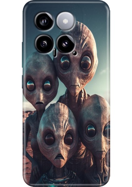 Xiaomi Mi 14 Kılıf Renkli Rubber Kapak Silikon Ufo