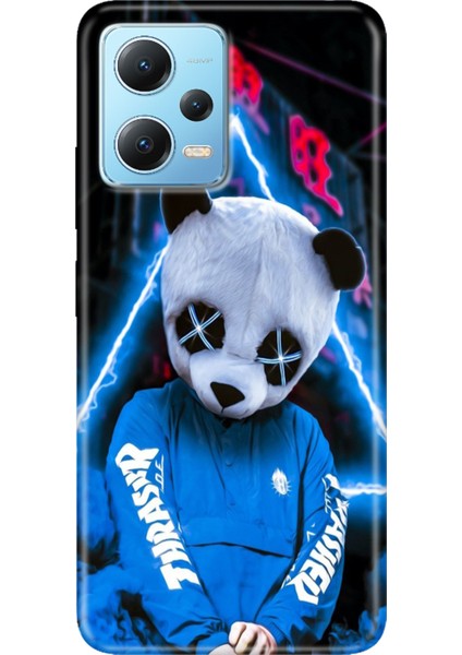 Xiaomi Redmi Note 12 4g Kılıf Desenli Design Silikon Cool Panda