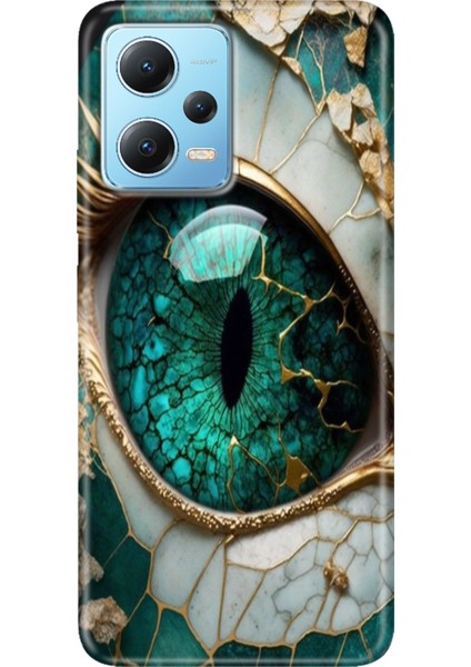 Xiaomi Redmi Note 12 4g Kılıf Desenli Design Silikon Tanrıça Gözü