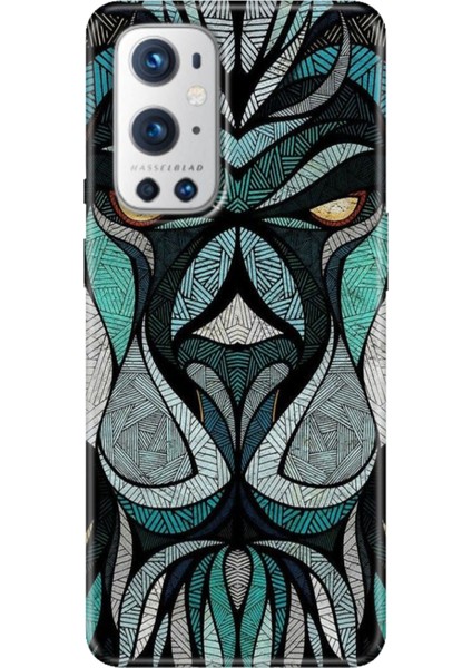 Oneplus 9 Pro Kılıf Desenli Design Silikon Lion Mandala