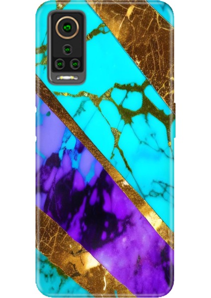 General Mobile Gm 22 Pro Kılıf Hd Desenli Esnek Silikon Nezih Mermer