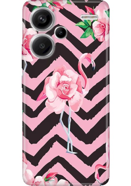 Xiaomi Redmi Note 13 Pro Plus 5g Kılıf Tasarım Outlet Silikon Flamingo