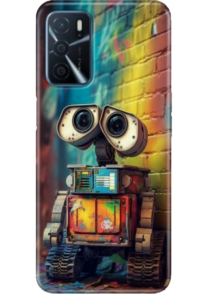 Oppo A16 Kılıf (CPH2269) Uyumlu Silikon Tasarım Stok Robotic