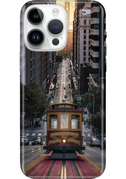 iPhone 16 Pro Max Kılıf Silikon Desenli Baskılı Cover California