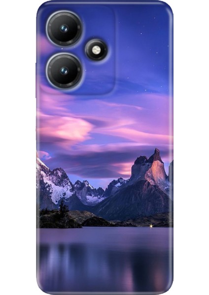 Infinix Hot 30 Kılıf Baskılı Esnek Silikon Kapak Kuzey