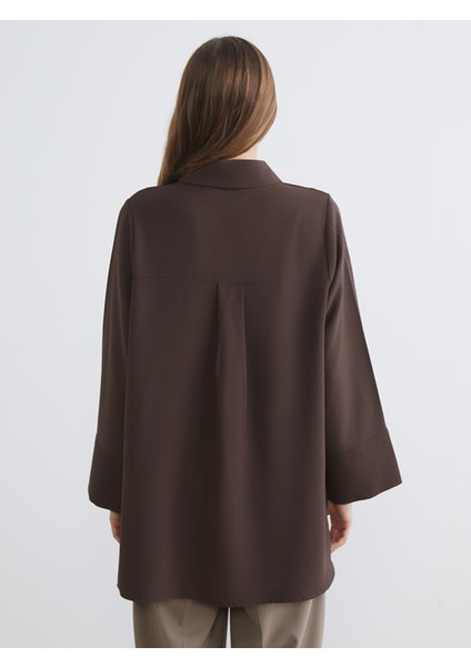 Yeni Sezon Gömlek Yaka Oversize Kadın Tunik fırsatları