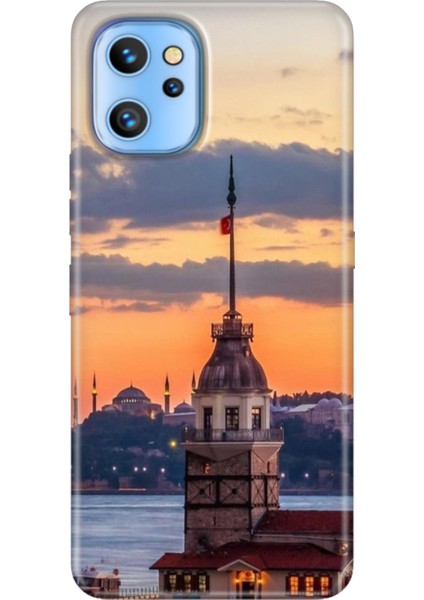 Reeder S19 Max Pro Kılıf Desenli Temalı Baskılı Silikon Kapak Kız Kulesi