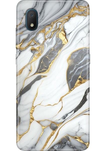Tcl L7 Kılıf Desenli Silikon Renkli Phone Case Arsos Mermer