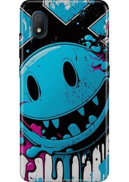 Tcl L7 Kılıf Desenli Silikon Renkli Phone Case Vintage Wall