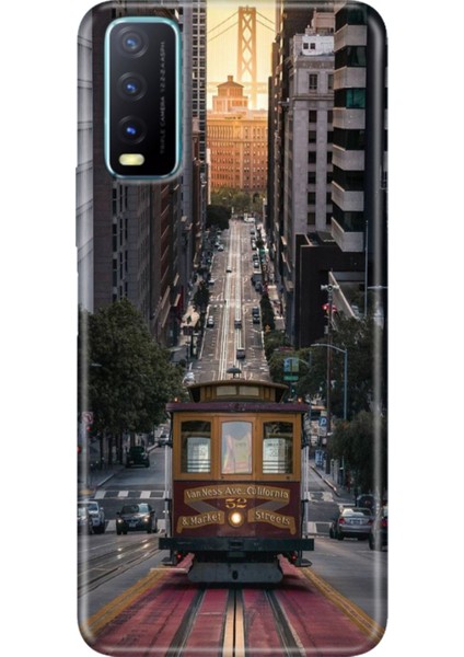 Vivo Y20 Y20S Y11S Uyumlu Kapak Kılıf Desenli Kapak Renkli Tpu Uv California