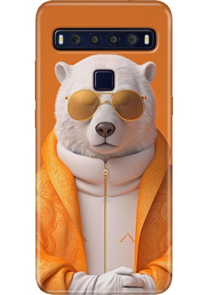 Tcl 10L Kılıf Baskılı 6.53" Silikon Renkli Resimli Arka Kapak Stil Bear