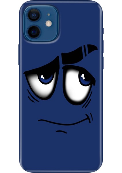 Apple iPhone 12 Kılıf Renkli Baskılı Silikon Acaba