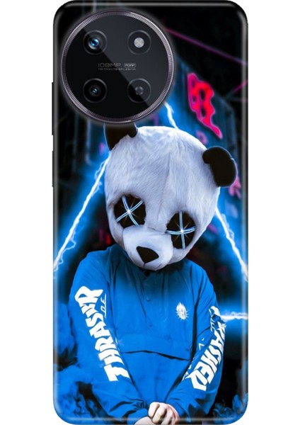 Realme 11 4g Kılıf Renkli Trendy Kapak Silikon Cool Panda