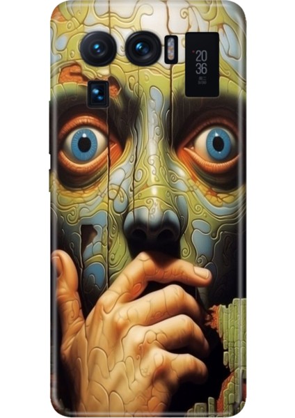 Xiaomi Mi 11 Ultra Kılıf Desenli Outlet Silikon Iluzyon