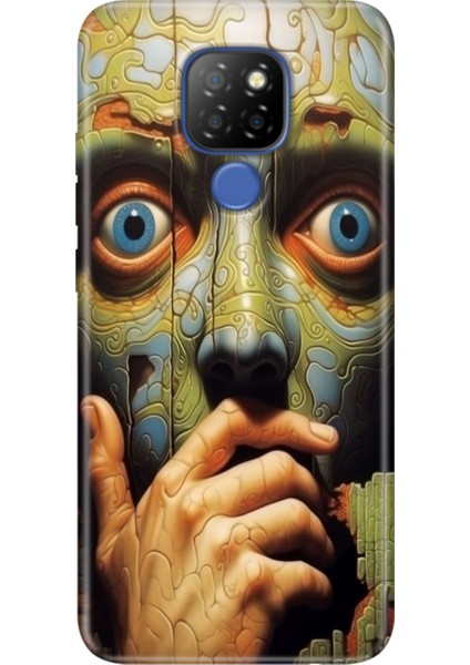 General Mobile Gm 20 Kılıf Desenli Silikon Case Uv Iluzyon