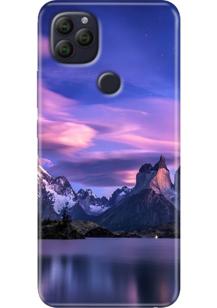 General Mobile Gm 22 - 22S Kılıf Desenli Rubber Silikon Kuzey