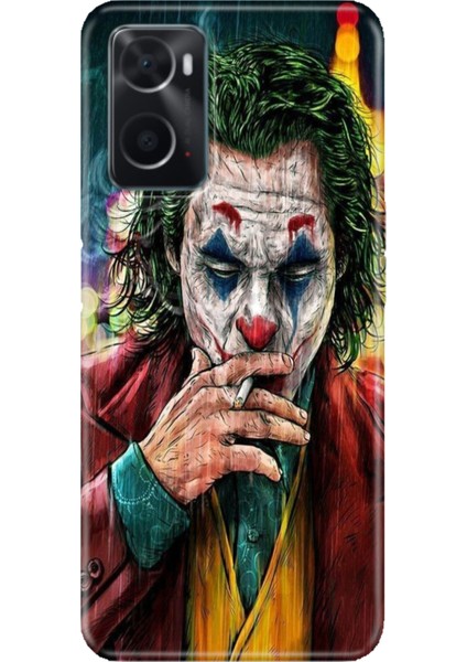 Oppo A76 Kılıf Silikon Tasarım Stok Jokker