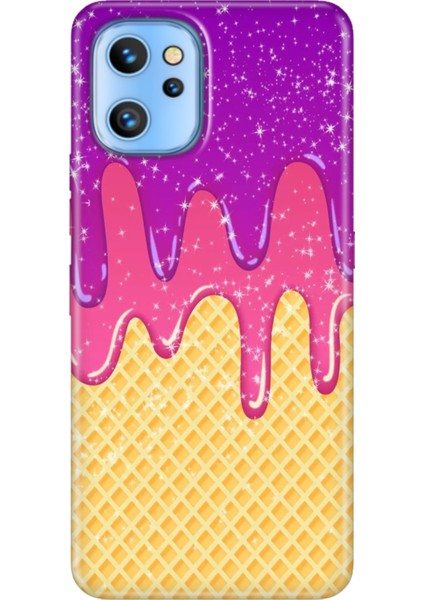 Reeder S19 Max Pro Kılıf Desenli Temalı Baskılı Silikon Kapak Krema